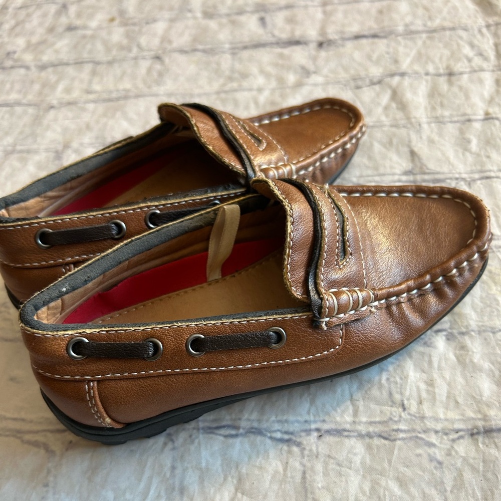 STEVE HARVEY GRAY CELEBRITY EDITION BROWN BLACK VEGAN LOAFERS GRIP SOLES SIZE 9